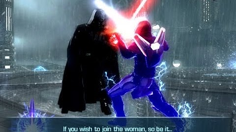 Star Wars the force unleashed 2: final battle Starkiller vs Darth Vader