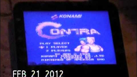 contra nes 30 lives on the ipod classic video 5g ipodlinux