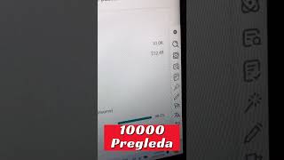 Koliko Mi Je YouTube Platio Za 10000 Pregleda | Online Zarada Bez Ulaganja #shorts#shorts
