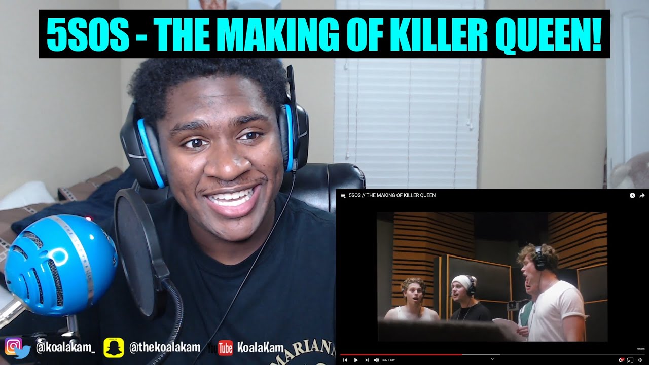i did not know about this! 5SOS // THE MAKING OF KILLER QUEEN | REACTION!