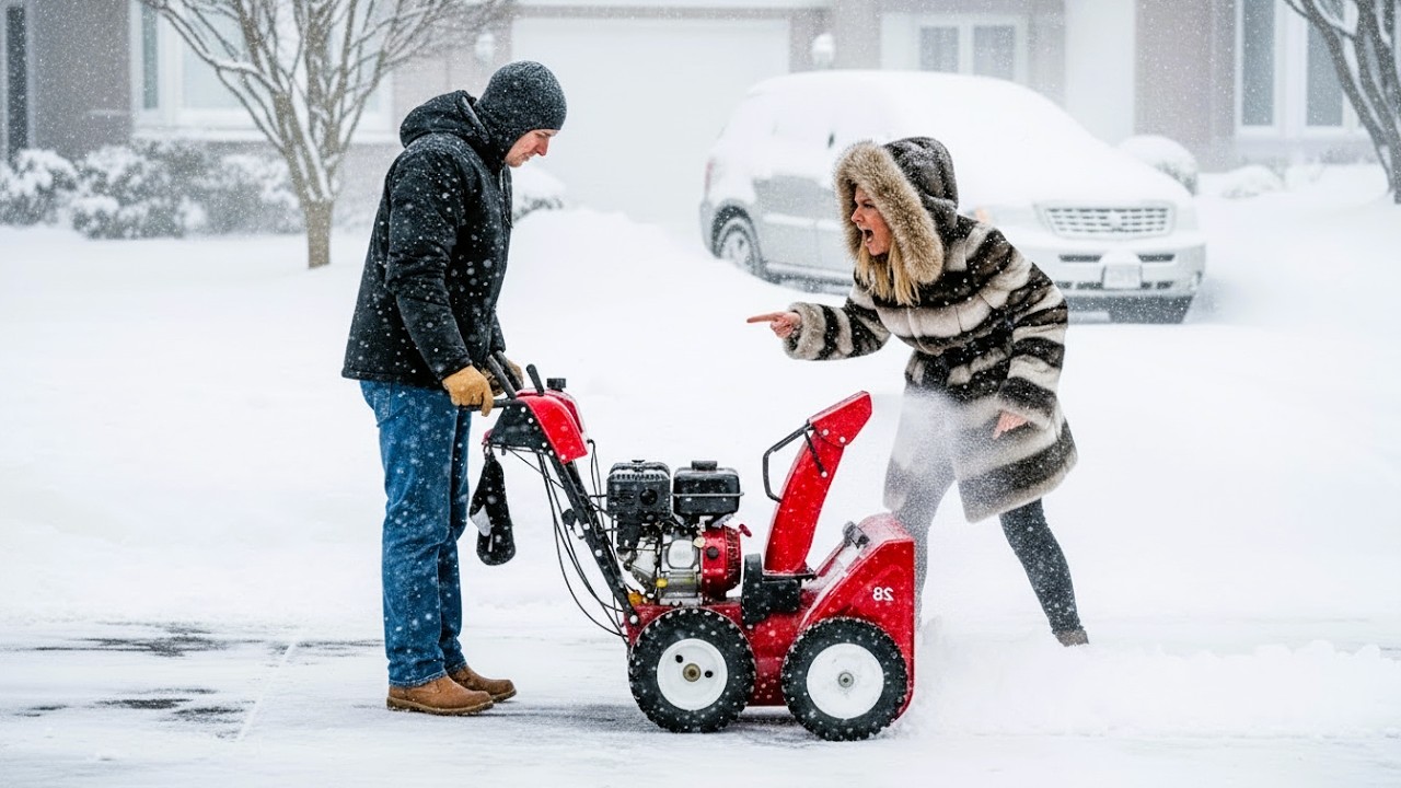 HOA Karen Demanded My Snowblower for “Community Use” — So I Let Her Freeze Until She Apologized