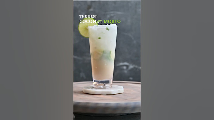 Coconut Mojito 🌴🥥🌿mmmm…. So delicious 😍 #cocktail #bar #drink #bartender #cocktailrecipe #recipe