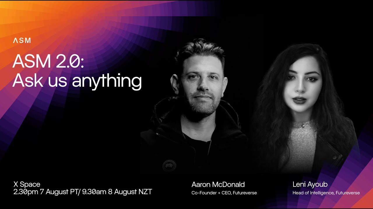 ASM 2 0 Ask us anything | X Space | 7 August 2024 PT - YouTube