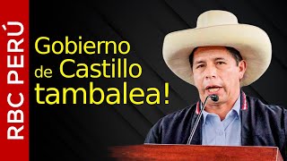 #peru Gobierno de Pedro Castillo &quot;tambalea&quot;!!!
