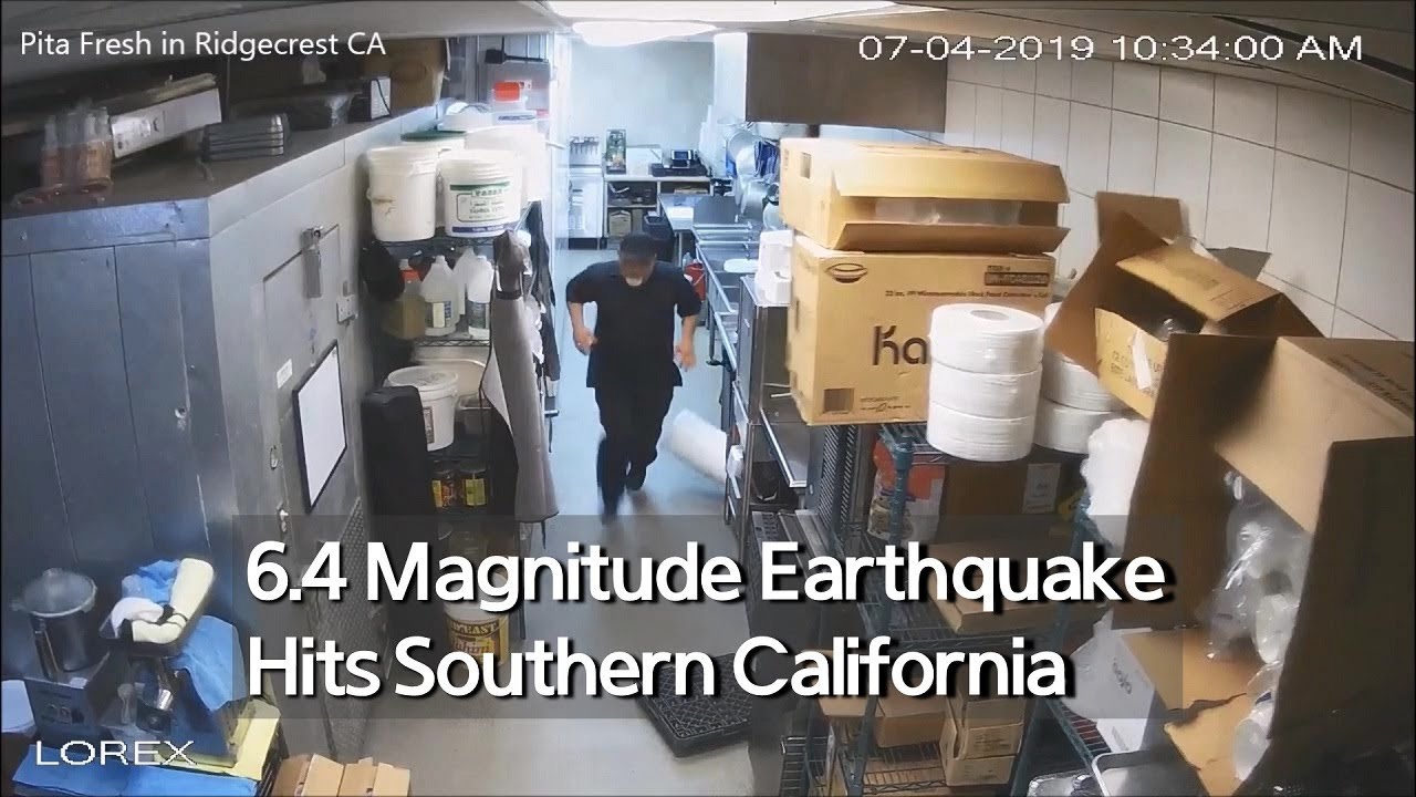 Real Footage, Powerful 6.4 Magnitude Earthquake Hits ...