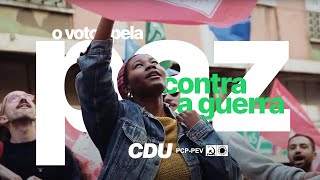 Tempo de antena CDU✊ A tua vida importa, o teu voto conta! Por um futuro de progresso e da Paz!