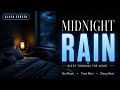 Heavy Rain for Sleep &amp; Insomnia Relief | 10 Hours Black Screen