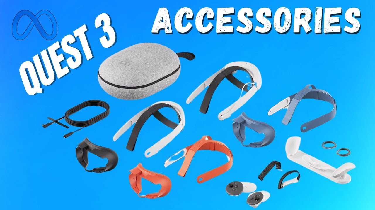 These are the official Meta Quest 3 accessories! All details! 