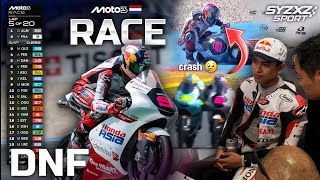 Download lagu Veda Ega Crash! Kronologi Crash Drama Senggolan & Hasil Race Moto3 Assen 2026
