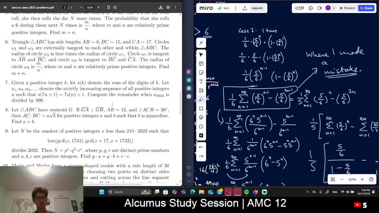 Berkeley Math Tournament x AIME 