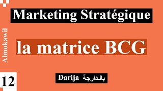 12_ Marketing stratégique la matrice BCG Boston Consulting Group