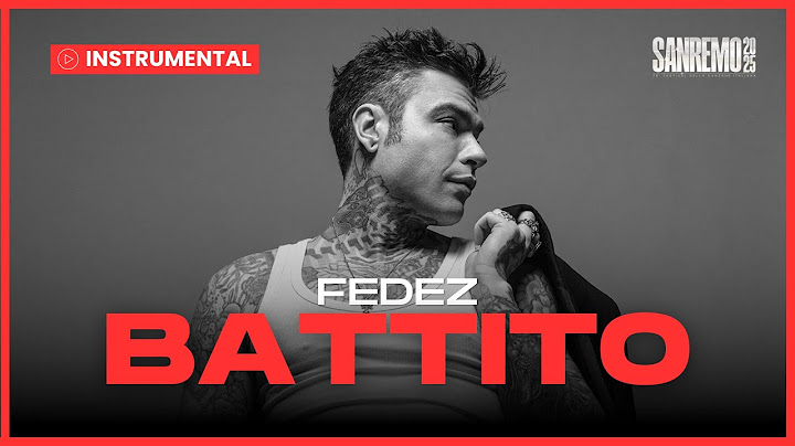 Fedez - BATTITO (Sanremo 2025 - INSTRUMENTAL)