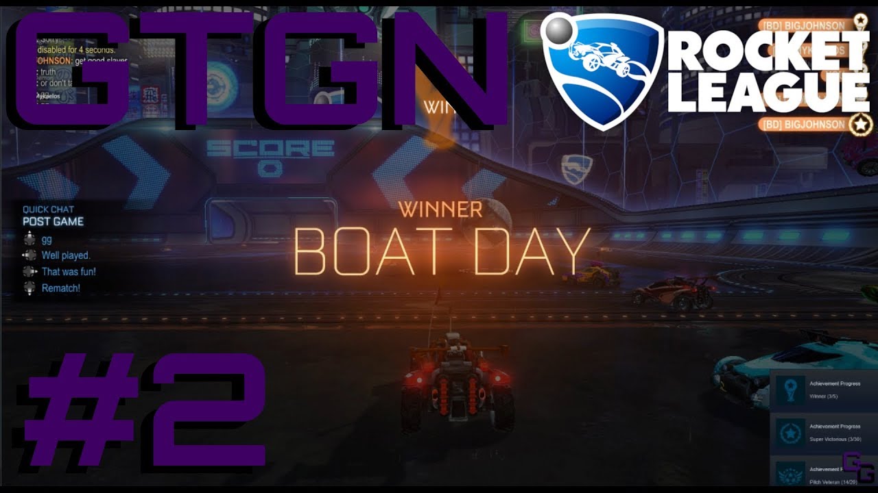 GTGN - Rocket League #2: I don't want to live in a world where people are just giving compliments