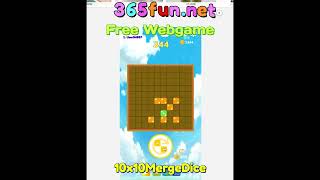 10x10 MergeDice #flash #games #html5 #gaming #webgl #gameplay