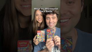 Phantasmal Flames Vs. Mega Evolution Pack Battle #pokemoncards
