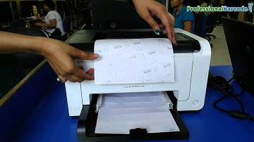 Understand how to create and print different type of barcode label using different fonts