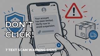 7 signs a text message is a scam