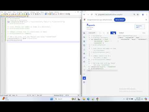 0510 Swift Programming Adding A New Item To A Dictionary