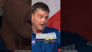 Reid Wiseman recalls the exact moment he “broke down in tears” after Artemis II splashdown