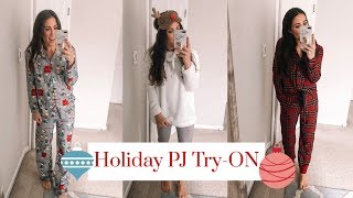 Holiday PJ Try-ON! ~Old Navy, Target, A&F, AE