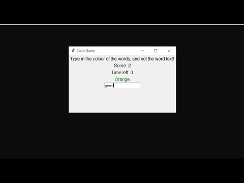 Color Game In Python With Source Code | Source Code & Projects