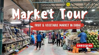 [4K] Dubai Fruit & Vegetable Market Tour | Al Aweer | Life in Dubai