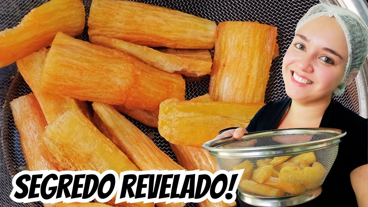 COMO FAZER MANDIOCA FRITA SEQUINHA, CROCANTE E NUNCA MAIS DEPENDER DE MANDIOCA CONGELADA