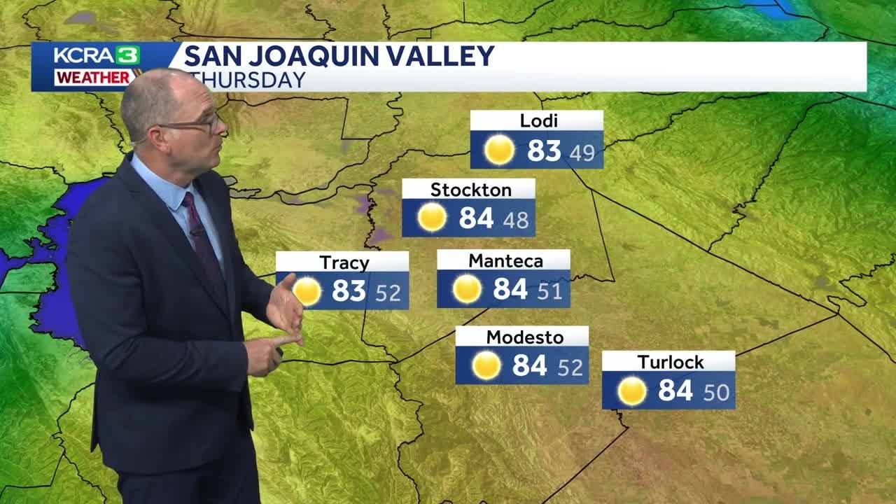 NorCal forecast: Warm and dry through Friday - YouTube