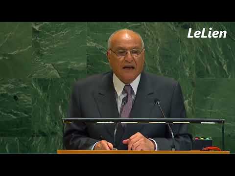 Algeria S Full Intervention At The UN Conference On The Two State Solution 