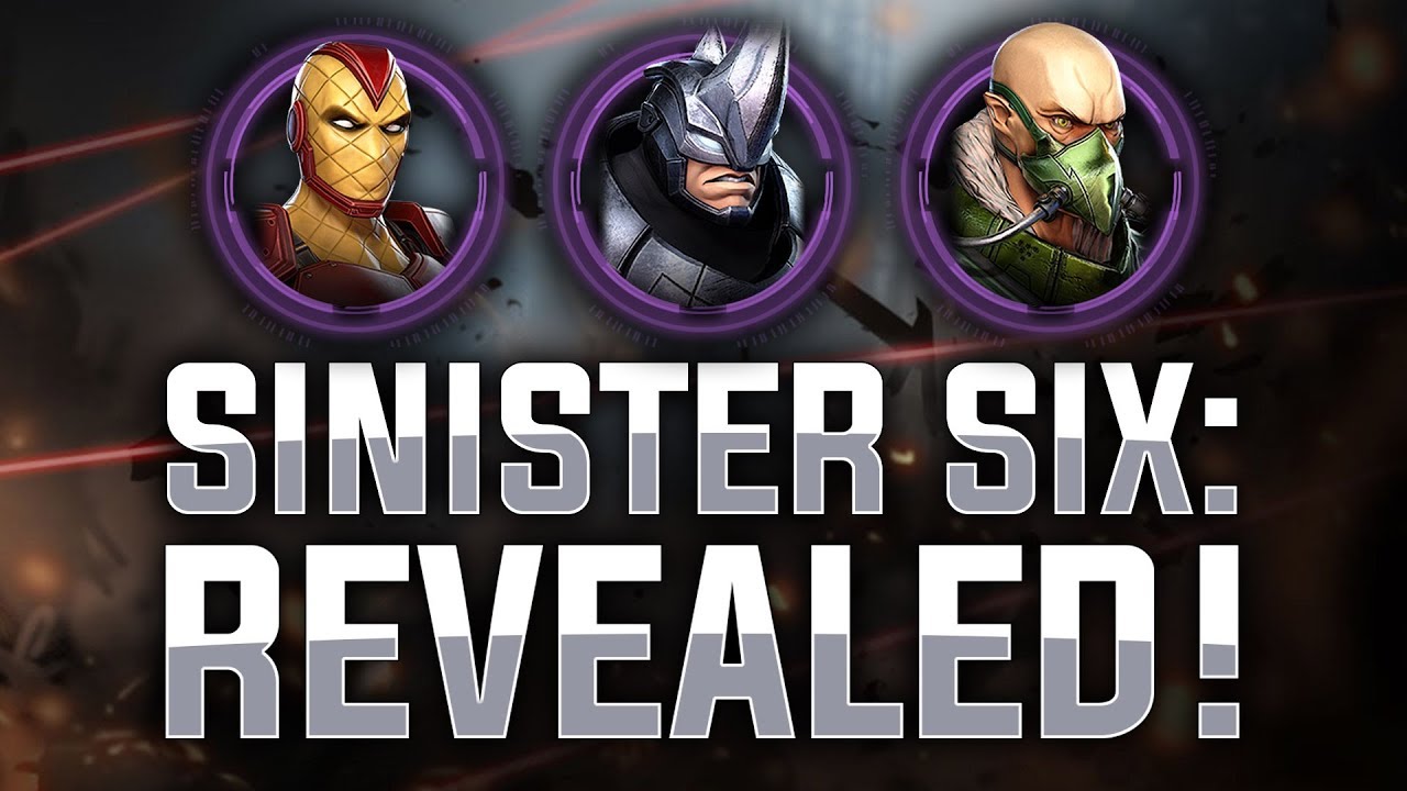 Sinister Six REVEALED! MARVEL Strike Force YouTube