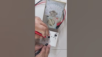 TRIAC Testing with analog multimeter on 1x Range