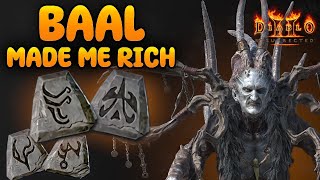 Baal Made Me RICH - 100 D2R Baal Runs