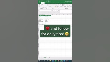 How to Transpose in Excel | Excel Shorts #shorts