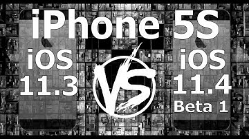 iPhone 5S : iOS 11.4 Beta 1 vs iOS 11.3 Speed Test Build 15F5037c