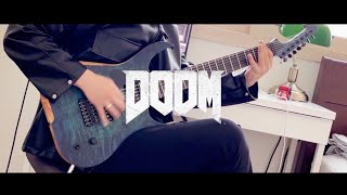 [Guitar Cover] Rip & Tear - Mick Gordon |Doom(2016) OST|Solo Added| Skervesen Raptor 7