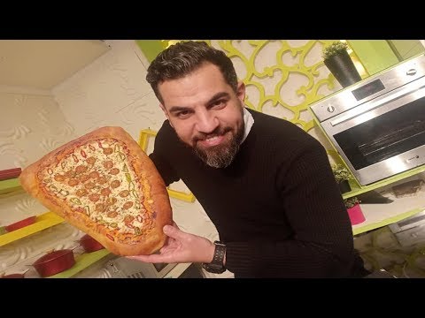 صورة  طريقة عمل البيتزا كل يوم جديد مع الشيف محمد إبراهيم | طريقة عمل بيتزا القطعة الواحدة طريقة عمل البيتزا من يوتيوب