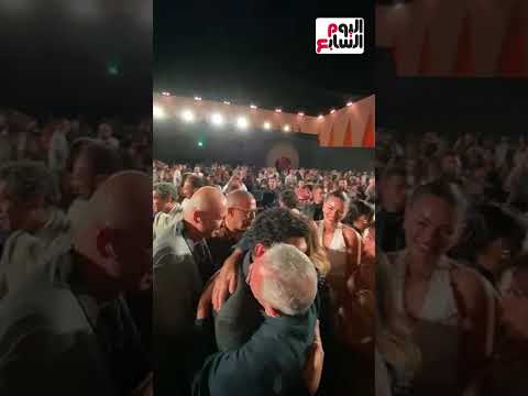أبطال فيلم السادة الأفاضل يحتفلون بردود أفعال الجمهور بعد عرضه في مهرجان الجونة