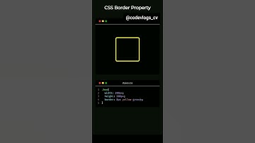 Css border property #html #css #design #trending #youtubeshorts