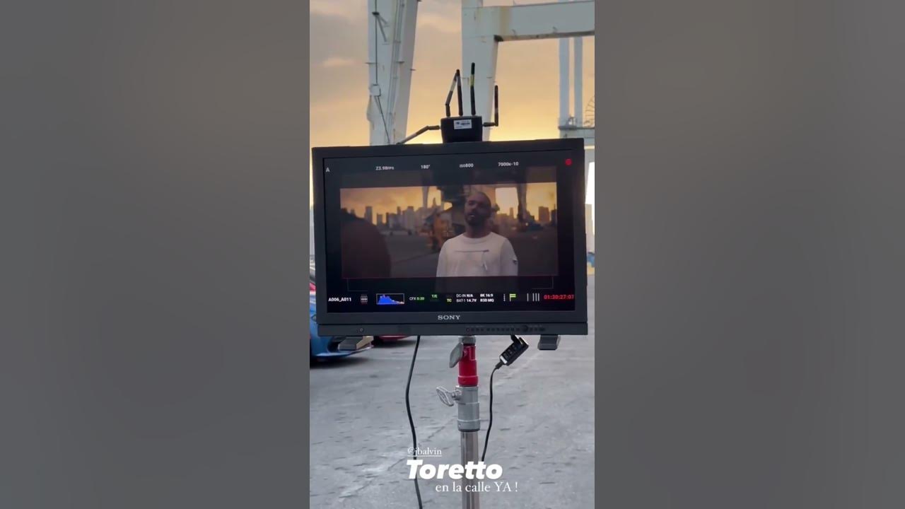 #BehindTheScenes of #JBalvin video shoot for “Toretto” off the new #fastxsoundtrack 🔥 #apg