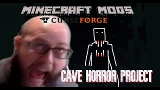 🔴LIVE - Minecraft - Cave Horror Project Mod - COME WATCH ME GET SCARED!!!