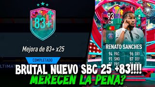 BRUTAL ABRO NUEVO SBC 25 JUGADORES +83 MERECE LA PENA en FIFA 23 ULTIMATE TEAM