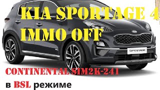 Kia Sportage 4 Immo off. Программирование SIM2K-241 в BSL режиме. Точки подключения в BSL SIM2K-241