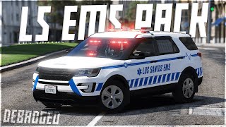 Los Santos EMS Pack with Working Stretcher | FiveM Ready NonELS | Debadged