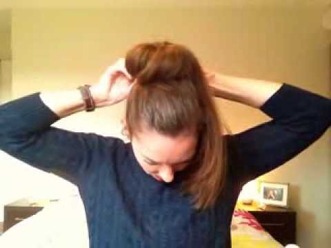 TUTORIAL: Quick, Easy Doughnut/Sock Bun For Medium Or Long Hair
