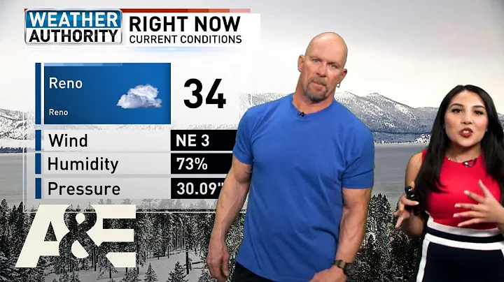Stone Cold Takes Over TV Station's Weather Report | Stone Cold Takes on America | A&E