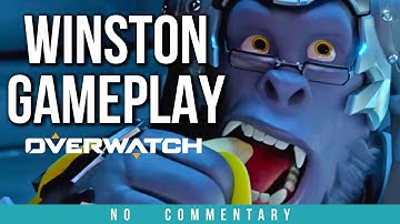 Overwatch - WINSTON GAMEPLAY (no commentary)