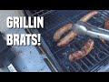 Grilling brats and talking about if we can have Halloween