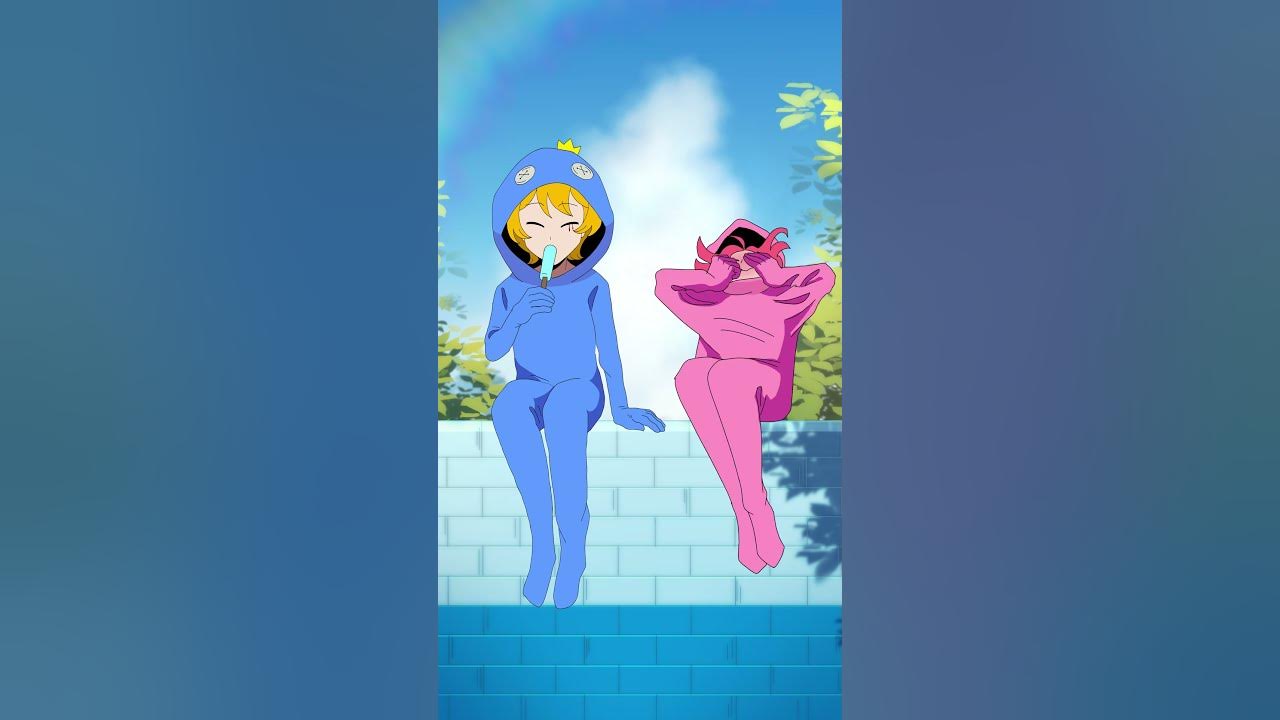 Rainbow Friends Mood💕#rainbowfriendsanimation#blue#pink#animationstor