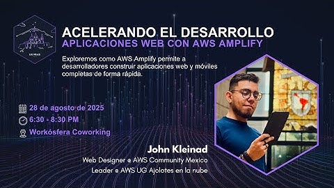Acelerando el desarollo: Aplicaciones web con AWS Amplify ✨