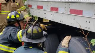 How quickly lift tractor trailer box with two airbags  Task Force 1, Inc.